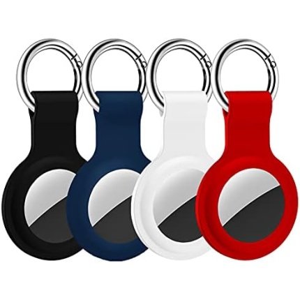 HATALKIN Case Compatible with Apple AirTags Case Keychain Air tag Holder